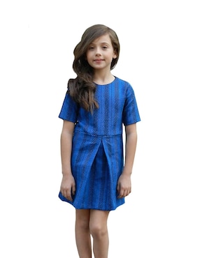 Vestido Carana manga regular para niña
