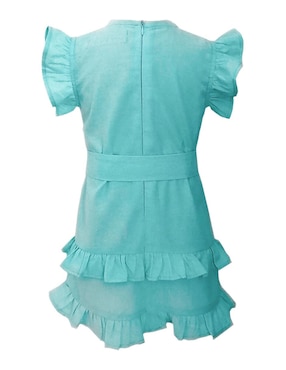 Vestido Carana manga volantes para niña