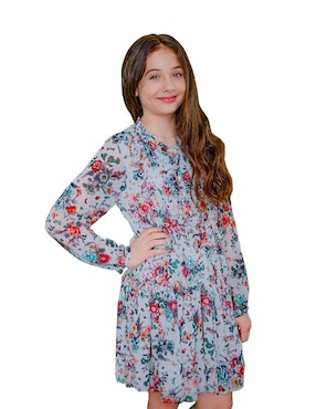 Vestido Carana manga regular para niña