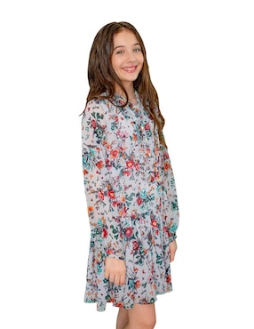 Vestido Carana manga regular para niña