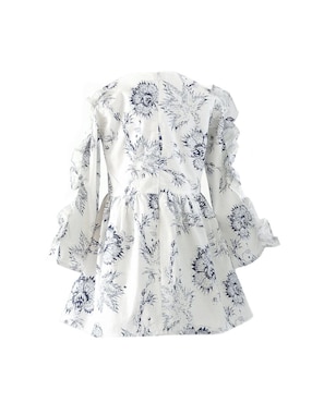 Vestido Carana manga volantes para niña