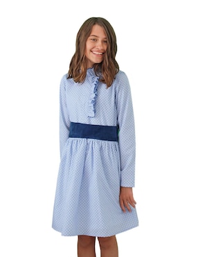 Vestido Carana manga regular para niña