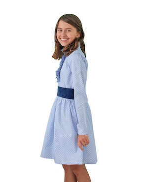 Vestido Carana manga regular para niña