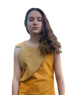 Vestido Carana manga ranglán para niña