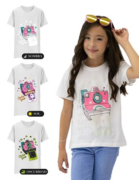 Playera Generra manga corta para niña