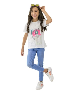Playera Generra manga corta para niña