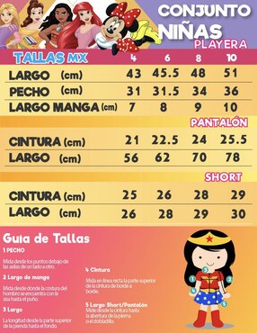 Conjunto Tropicana Licencia de algodón para niña