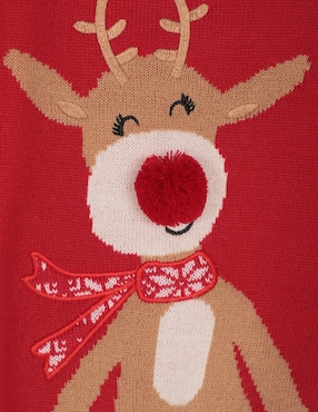 Suéter navideño Piquenique para niña
