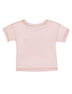Playera Wish Wish manga corta para niña