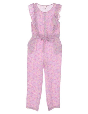 Jumpsuit Piquenique De Algodón Para Niña