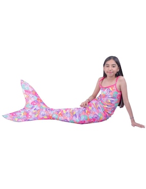 Traje De Baño Conjunto De Cola De Sirena Para Nadar Mermaids 123 Sirena Para Niña