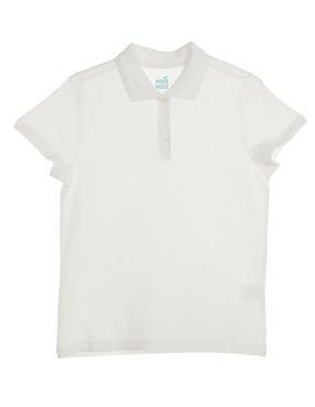 Playera Tipo Polo Piquenique De Algodón Para Niña