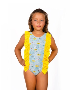 Traje De Baño Completo Aramare Para Niña