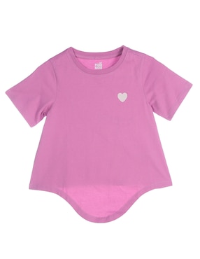 Playera Piquenique Manga Corta Para Niña