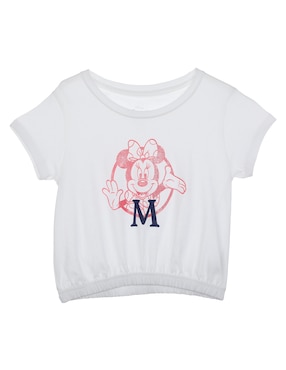 Playera Disney Manga Corta Para Niña