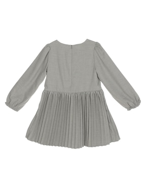 Vestido Piquenique manga regular para niña