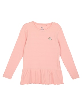Playera Matt & Megan manga larga para niña