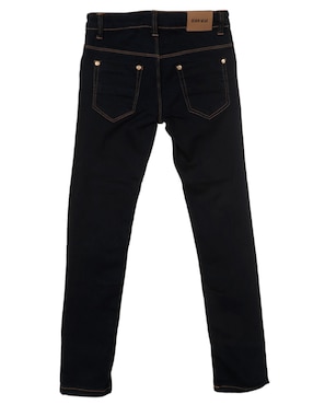 Jeans straight Matt & Megan lavado obscuro para niña