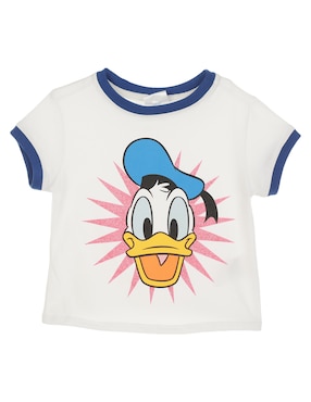 Playera Disney Manga Corta Para Niña