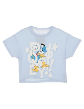 Playera Disney Manga Corta Para Niña