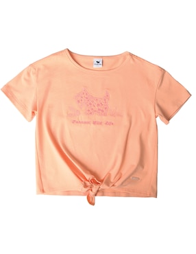 Playera Ferrioni Manga Corta Para Niña