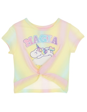 Playera Onix Manga Corta Para Niña