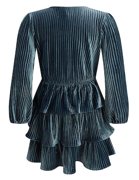 Vestido Bardot manga regular para niña