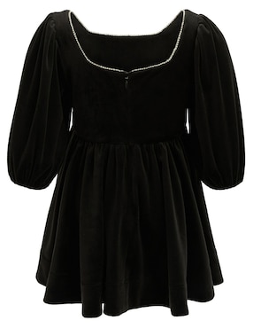 Vestido Bardot manga globo para niña
