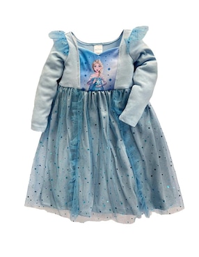 Vestido Disney Manga Regular Para Niña