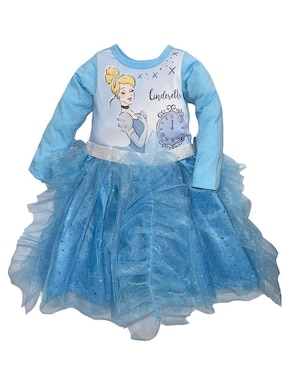 Vestido Disney Manga Regular Para Niña