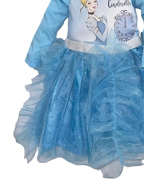 Vestido Disney Princess manga regular para niña