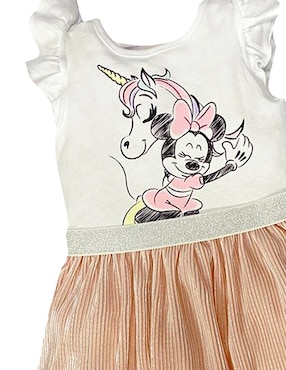Vestido Disney manga regular para niña