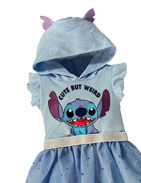 Vestido Disney manga volantes para niña
