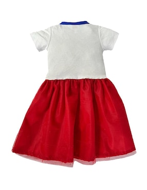 Vestido Marvel manga regular para niña