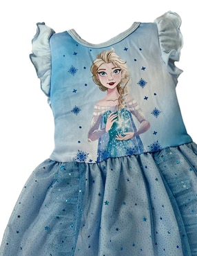 Vestido Disney manga volantes para niña