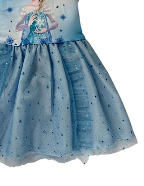 Vestido Disney manga volantes para niña