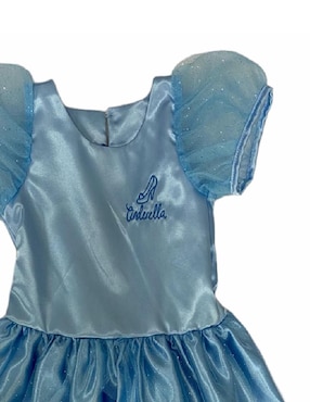 Vestido Disney Cenicienta manga globo para niña