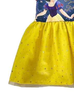 Vestido Disney Princesas manga volantes para niña