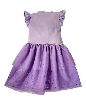 Vestido Disney manga volantes para niña