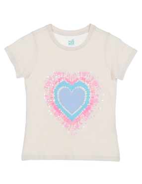 Playera Piquenique manga corta para niña