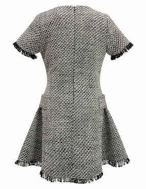 Vestido Bardot manga regular para niña