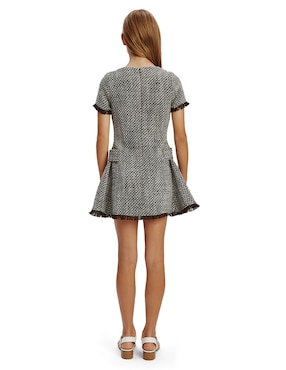 Vestido Bardot manga regular para niña
