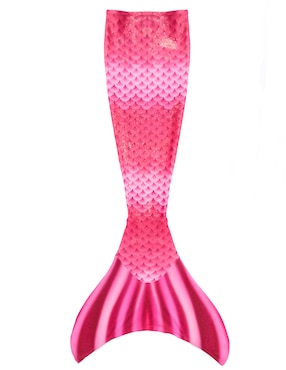 Traje De Baño Cola De Sirena Para Nadar Mermaids 123 Funny Pink Scales Para Niña