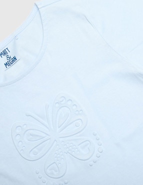 Playera Matt & Megan manga corta para niña