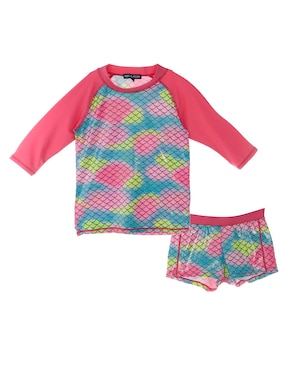 Conjunto Wetshirt Estampado Para Niña