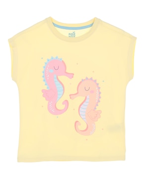 Playera Piquenique manga corta para niña