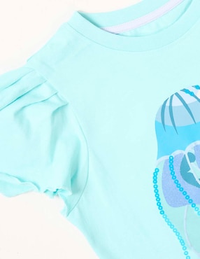 Playera Piquenique manga corta para niña