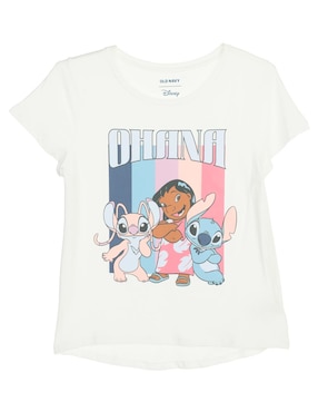 Playera Old Navy Manga Corta Para Niña