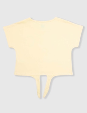 Playera Piquenique manga corta para niña