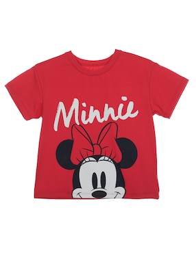 Playera Disney Manga Corta Para Niña